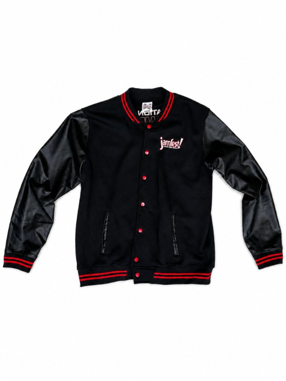 Jamfest Super Nationals National Champion Varsity Jacket Black Red